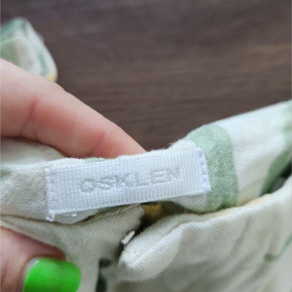 OSKLEN Revolve Linen Blend High Rise Floral Shorts 36 Resortwear Beach Vacation - Picture 3 of 7